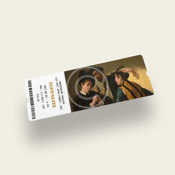 Ticket to the Gallery of Caravaggio's Works